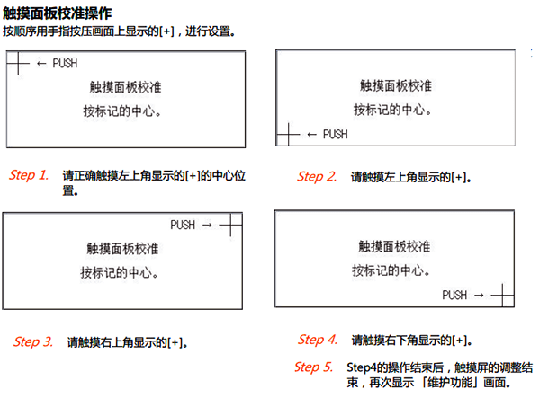 三菱觸摸屏校準3